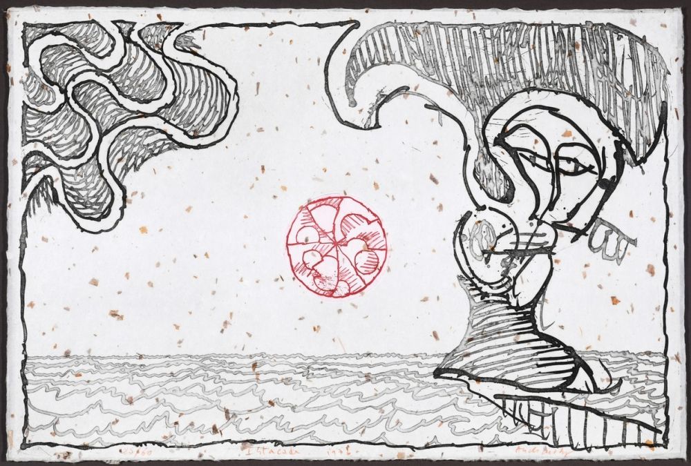 Офорт И Аквитанта Alechinsky - Estacade