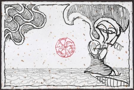 Офорт И Аквитанта Alechinsky - Estacade