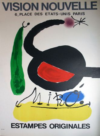 Литография Miró - '' Estampes Originales '' Vision Nouvelle