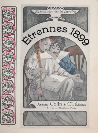 Литография Mucha - Etrennes 1899, 1899