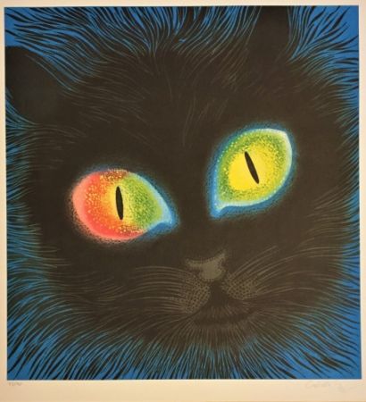 Литография Vasarely - Etude de Lumiére