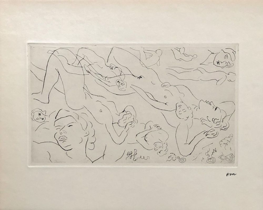 Гравюра Matisse - Etude de nu