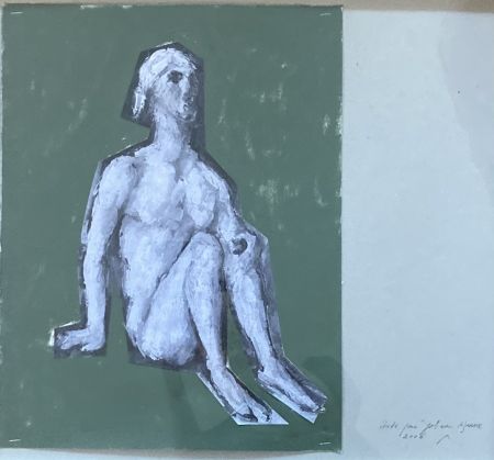 Сериграфия Buraglio - Etude pour Job, avec Cézanne