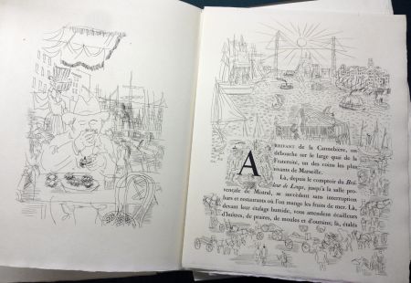 Иллюстрированная Книга Dufy - Eugène Montfort: LA BELLE ENFANT OU L'AMOUR A QUARANTE ANS. 94 eaux-fortes originales de Raoul Dufy (1930).
