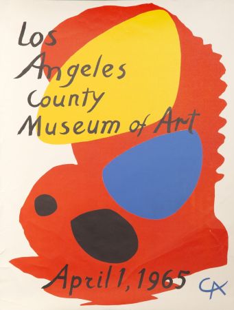 Литография Calder - Exhibition Poster: Los Angeles County Museum of Art