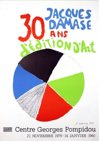 Литография Delaunay - Expo J Damasse 30 Ans d'Edition d'Art