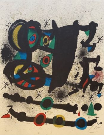 Литография Miró - Exposicion Homenaje a Josep Lluis Sert 