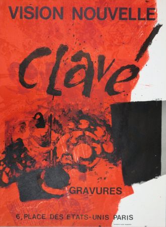 Литография Clavé - Exposition 1972 (gravures)