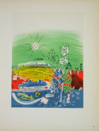 Литография Dufy - Exposition d'Art  Français Kaunas 1939