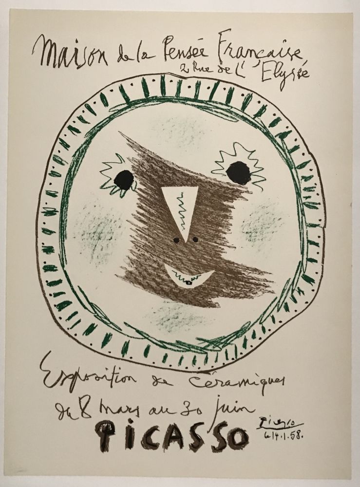 Литография Picasso - Exposition de Céramiques