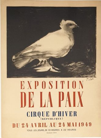 Литография Picasso - Exposition de la Paix