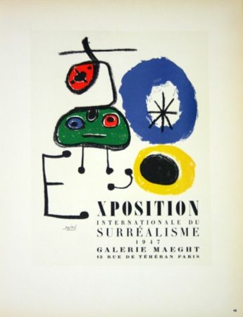 Нет Никаких Технических Miró - Exposition du Surréalisme  Galerie Maeght 1947