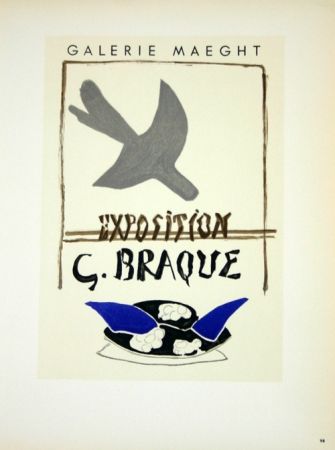 Литография Braque - Exposition G Braque
