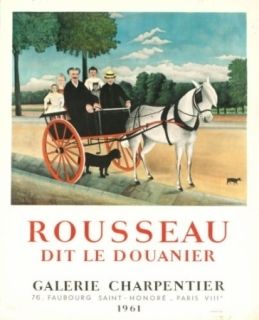 Литография Rousseau - Exposition galerie charpentier