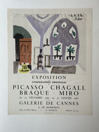 Литография Picasso - EXPOSITION GALERIE DES CANNES