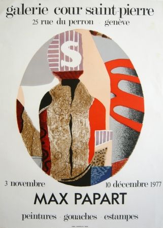 Литография Papart - Exposition genvève 1976