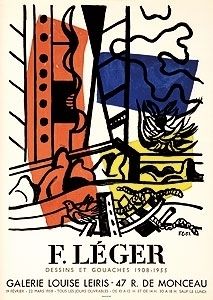 Литография Leger - Exposition Louise Leiris 1958