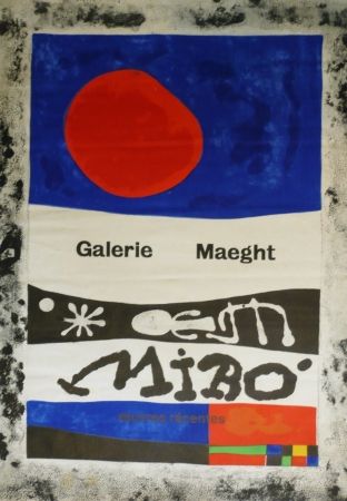 Литография Miró - Exposition Maeght MOURLOT 1953