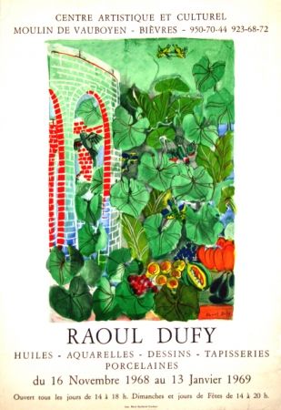 Литография Dufy - Exposition Moulin de Vauboyen