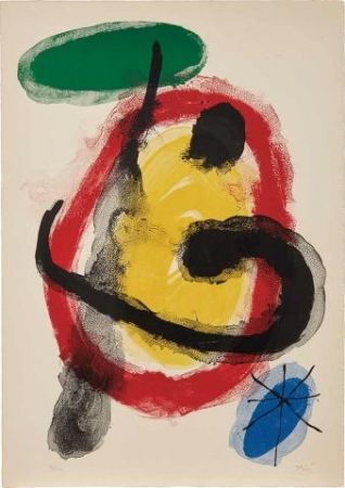 Литография Miró - EXPOSITION PEINTURES MURALES (MOURLOT 227) 
