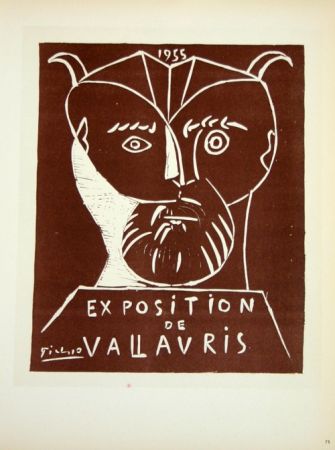 Литография Picasso (After) - Exposition  Vallauris 1955