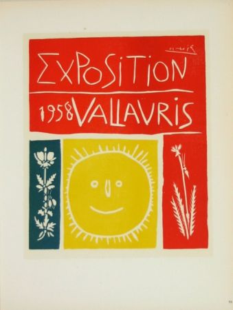 Литография Picasso (After) - Exposition  Vallauris 1958