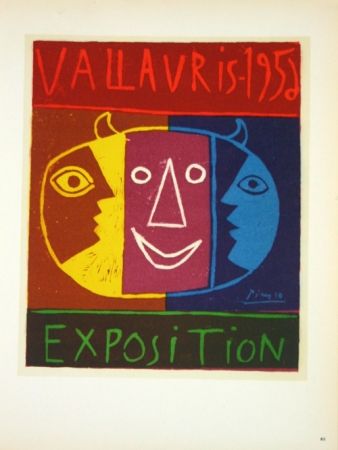 Литография Picasso - Exposition Vallauris 1958