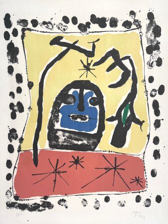 Литография Miró - Exposition à la Galerie Matarasso, Nice, 1957 