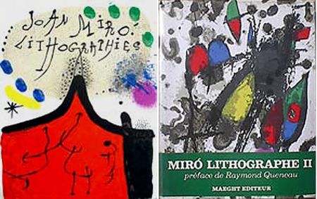 Иллюстрированная Книга Miró - F. Mourlot. - P. Cramer: MIRO LITHOGRAPHE I - IV. 1930 - 1972 (catalogue raisonné des lithographies 1930-1972)