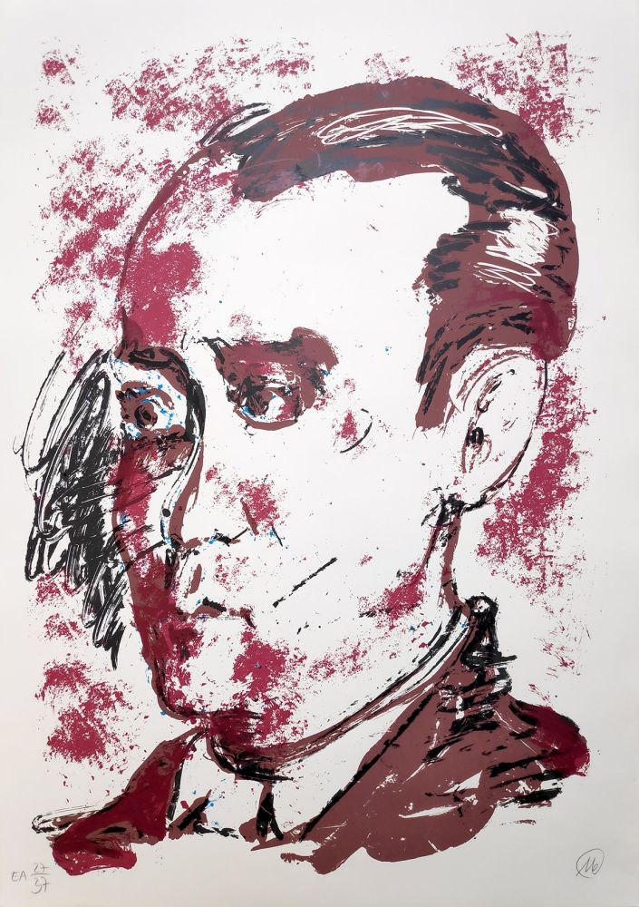 Сериграфия Lüpertz - Federico Garcia Lorca