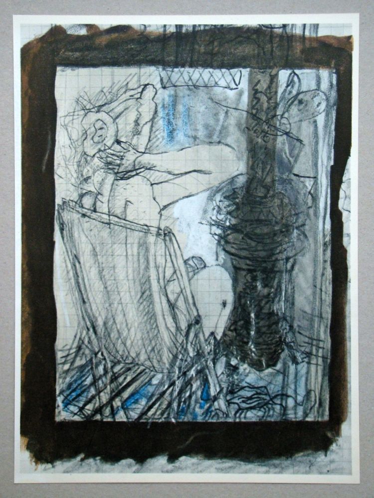 Литография Braque (After) - Femme assise