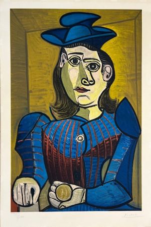 Литография Picasso - Femme assise ( Dora Maar)