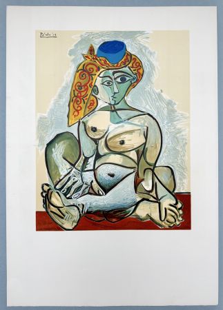 Литография Picasso - Femme au Bonnet 