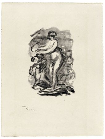 Литография Renoir - Femme au cep de vigne