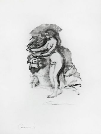 Литография Renoir - 	Femme au cep de vigne (Woman by the Grapevine)