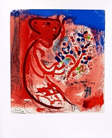 Литография Chagall - Femme au Double Profil