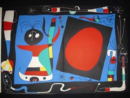 Литография Miró - Femme au Miroir