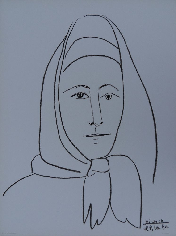 Литография Picasso - Femme d'Espagne