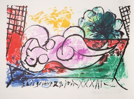 Литография Picasso - Femme Endormie