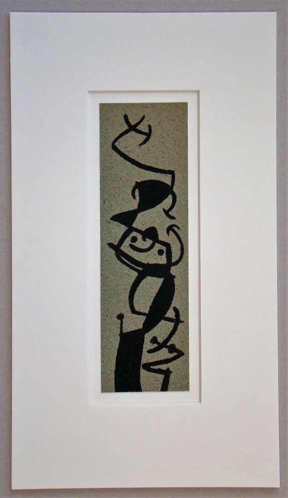 Трафарет Miró - Femme et Oiseau I