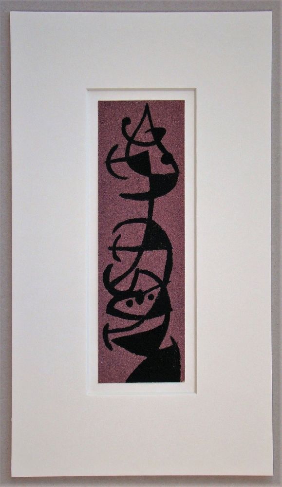 Трафарет Miró - Femme et Oiseau II