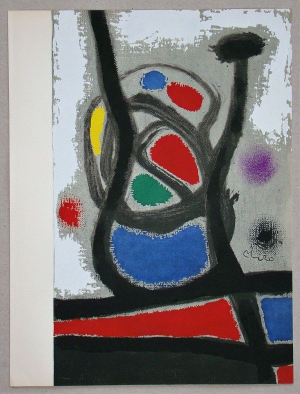 Трафарет Miró - Femme II