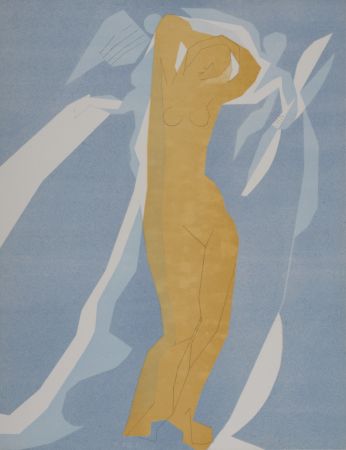 Литография Beaudin - Femme nue, 1962
