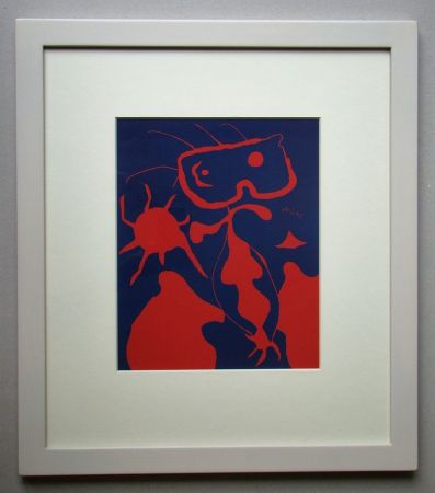 Линогравюра Miró - Femme pour XXe Siècle