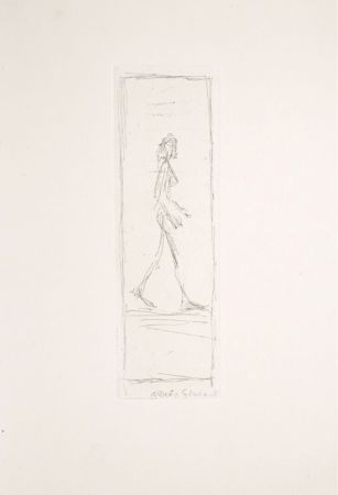 Офорт Giacometti - Femme qui marche 1955