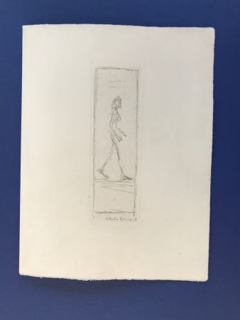 Офорт Giacometti - Femme qui marche 1955