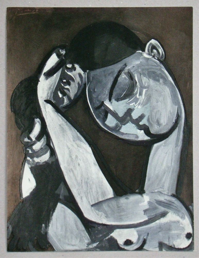 Трафарет Picasso - Femme se coiffant