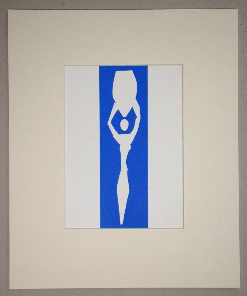 Литография Matisse (After) - Femme à l'amphore - 1952