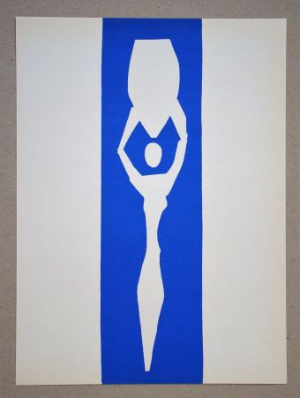 Литография Matisse (After) - Femme à l'amphore - 1953