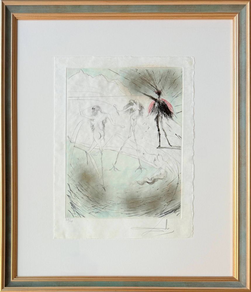 Гравюра Сухой Иглой Dali - Femmes poules (Hen Women)